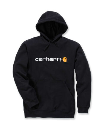 Carhartt Signature logo hoodie black