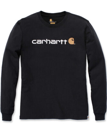 Carhartt Logo graphic long sleeve black