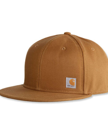 Carhartt Firm duck flat brim cap carhartt®brown