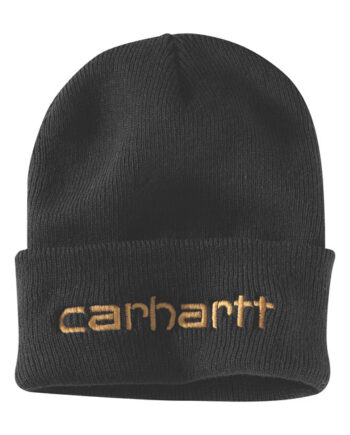 Carhartt Knit insulated logo cuffed beanie black