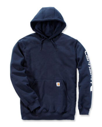 Carhartt Sleeve logo hoodie new navy