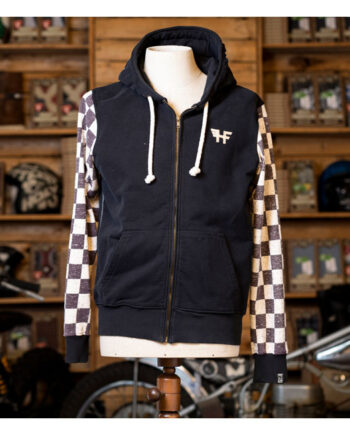 Holy Freedom Caferace hooded windstop sweat black