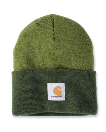 Carhartt knit Cuffed Tow-Tone beanie light moss