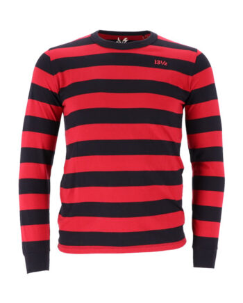 13 1/2 Behind Bars long sleeve red/black